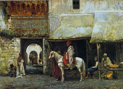 Arab or Arabic people and life. Orientalism oil paintings 607